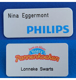 CombiCraft Aluminium Naambadge met een onslijtbaar logo  in het aluminium verwerkt. Mooi blijvende naambadge met een mooi blijvend logo.