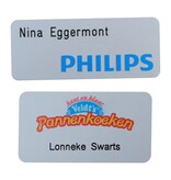 CombiCraft Aluminium Naambadge met een onslijtbaar logo  in het aluminium verwerkt. Mooi blijvende naambadge met een mooi blijvend logo.