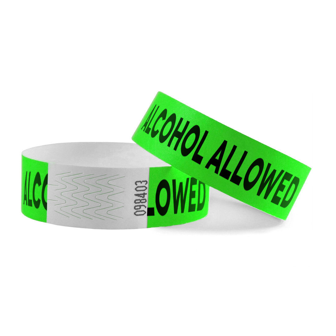 CombiCraft Alcohol allowed Tyrex polsbandjes - per 100 stuks