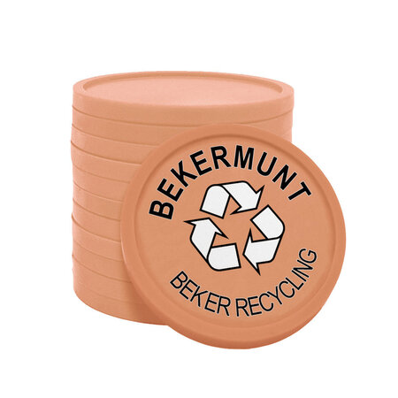 Bekermunt gerecycled plastic Ø29mm - 100 stuks