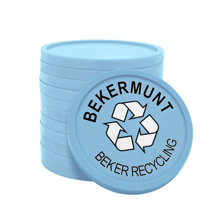 Bekermunt gerecycled plastic Ø29mm - 100 stuks