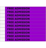CombiCraft Free admission Tyrex polsbandjes - per 100 stuks