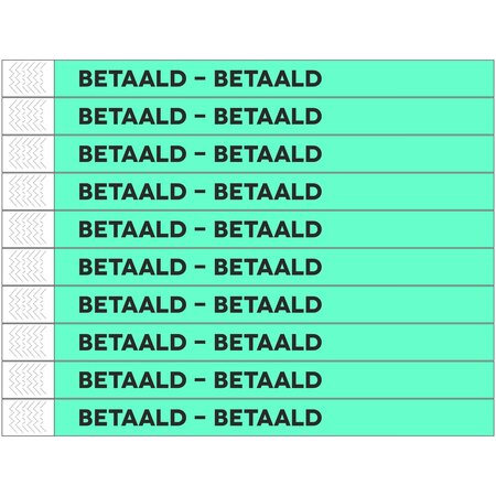 CombiCraft Betaald Tyrex polsbandjes - per 100 stuks