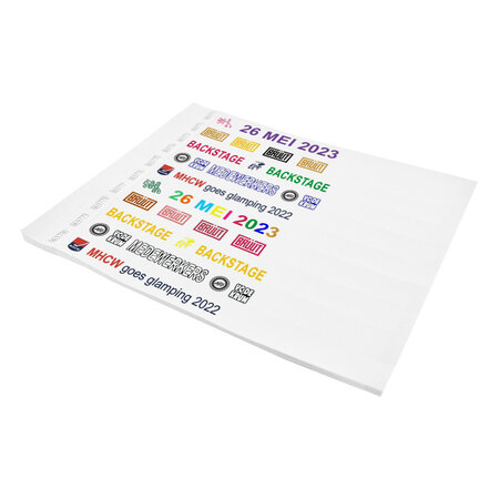 Tyrex polsbandjes met jouw eigen ontwerp - per 100 stuks