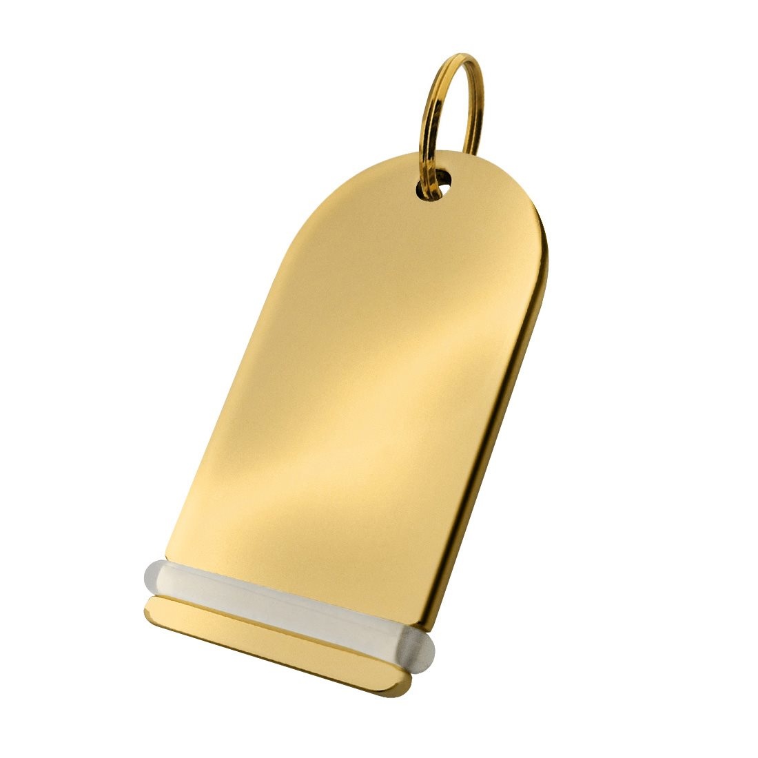 CombiCraft Blanco hotel sleutelhanger Pigalle van messing - per 1 stuk