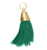 Philadelphia hotelsleutelhanger Messing 140mm met kwast