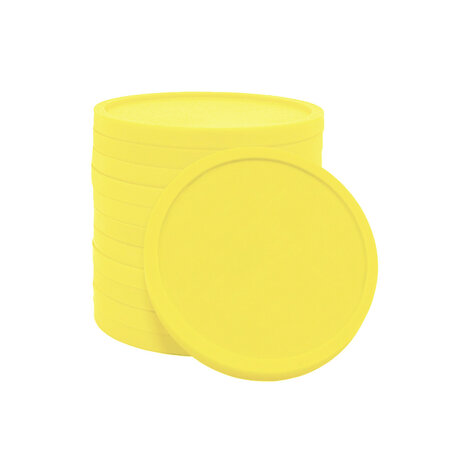 CombiCraft Blanco Gekleurde Locker of Automaat munt €2 formaat in 4 kleuren - 100 stuks