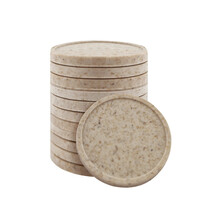 Blanco automaat munt €1 houtvezel - 100 stuks