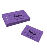 CombiCraft Consumptiebon pasta in paars 50x30mm - per 50 bonnen