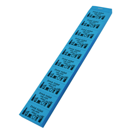 CombiCraft Consumptiebon met tekst only valid today op strips - per 1000 bonnen
