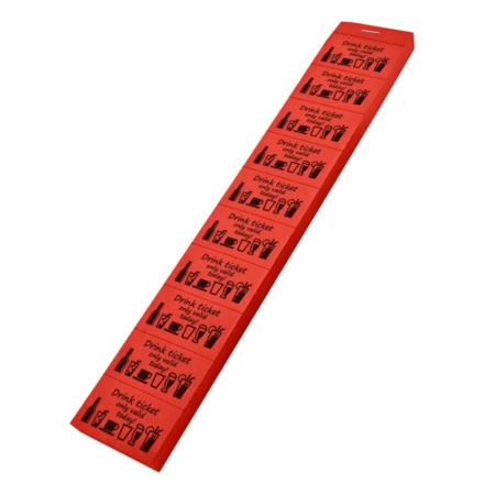 CombiCraft Consumptiebon met tekst only valid today op strips - per 1000 bonnen