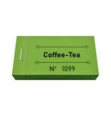 CombiCraft Consumptiebon coffee-tea in groen 50x30mm - per 50 bonnen