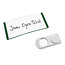 CombiCraft Blanco Polar naambadge kunststof met magneet groen - per 1 stuk