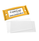 CombiCraft Blanco Polar naambadge kunststof met magneet geel - per 1 stuk