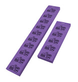 Consumptiebon met maaltijd iconen op strips - per 1000 bonnen