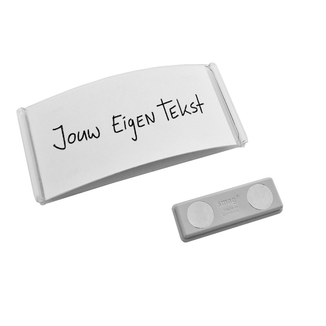 CombiCraft Blanco naambadge Event kunststof met dubbelmagneet - per 1 stuk