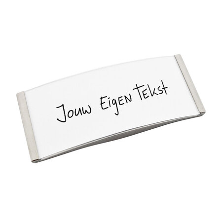 CombiCraft Blanco naambadge Easy3 kunststof met brochespeld - per 1 stuk