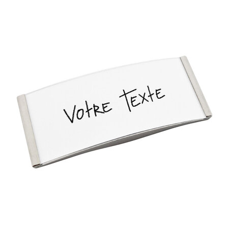 CombiCraft Blanco naambadge Easy3 kunststof met brochespeld - per 1 stuk