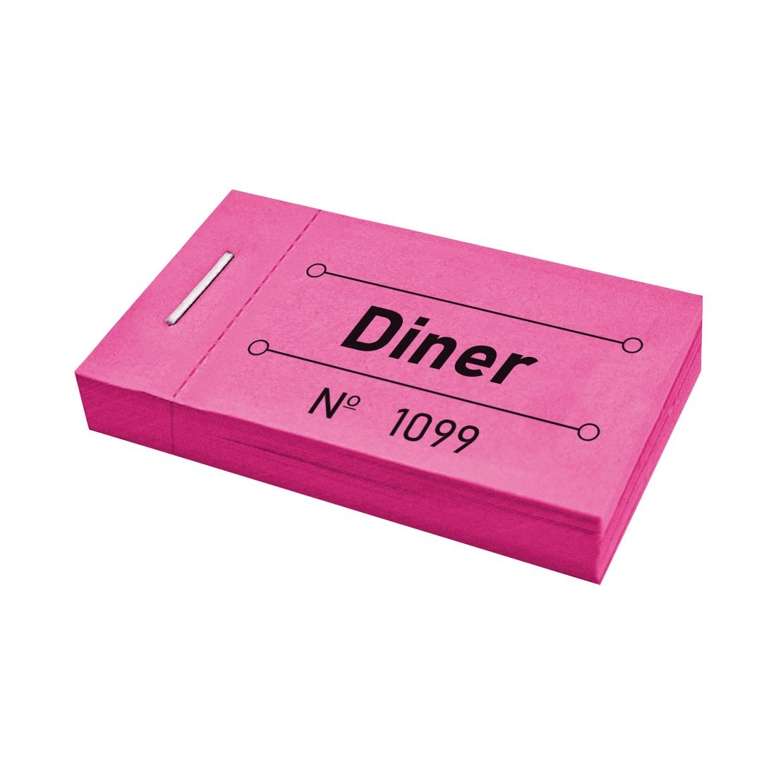 CombiCraft Consumptiebon diner in fuchsia 50x30mm - per 50 bonnen