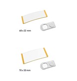 CombiCraft Blanco Polar naambadge kunststof met magneet geel - per 1 stuk