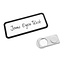CombiCraft Blanco Office naambadge kunststof met speld zwart vanaf 10 stuks - per stuk