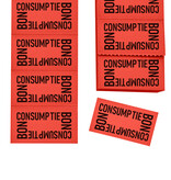 Consumptiebon met tekst consumptiebon op strips - per 1000 bonnen