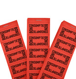 Consumptiebon met tekst consumptiebon op strips - per 1000 bonnen