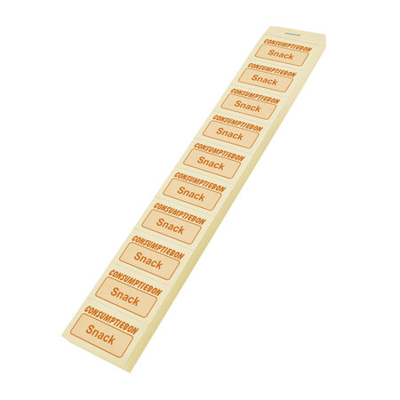 Consumptiebon snack op strips - per 1000 bonnen