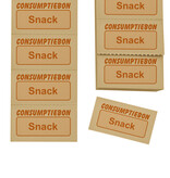 Consumptiebon snack op strips - per 1000 bonnen