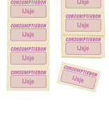 Consumptiebon ijsje op strips - per 1000 bonnen