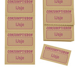 Consumptiebon ijsje op strips - per 1000 bonnen