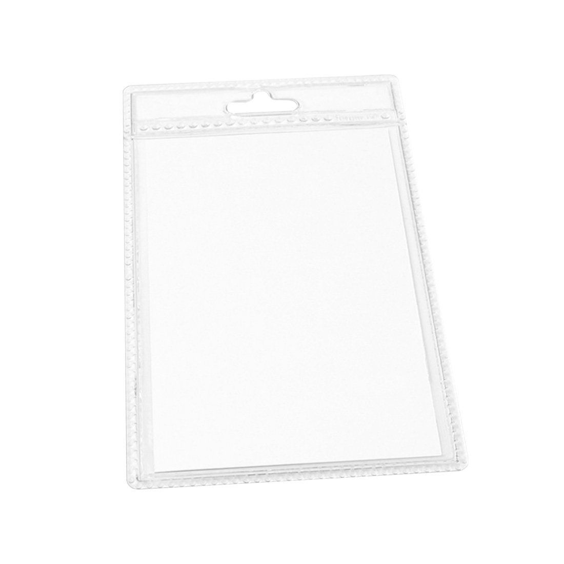 CombiCraft Blanco transparante badge houder kunststof 65x110mm vanaf 20 stuks - per stuk