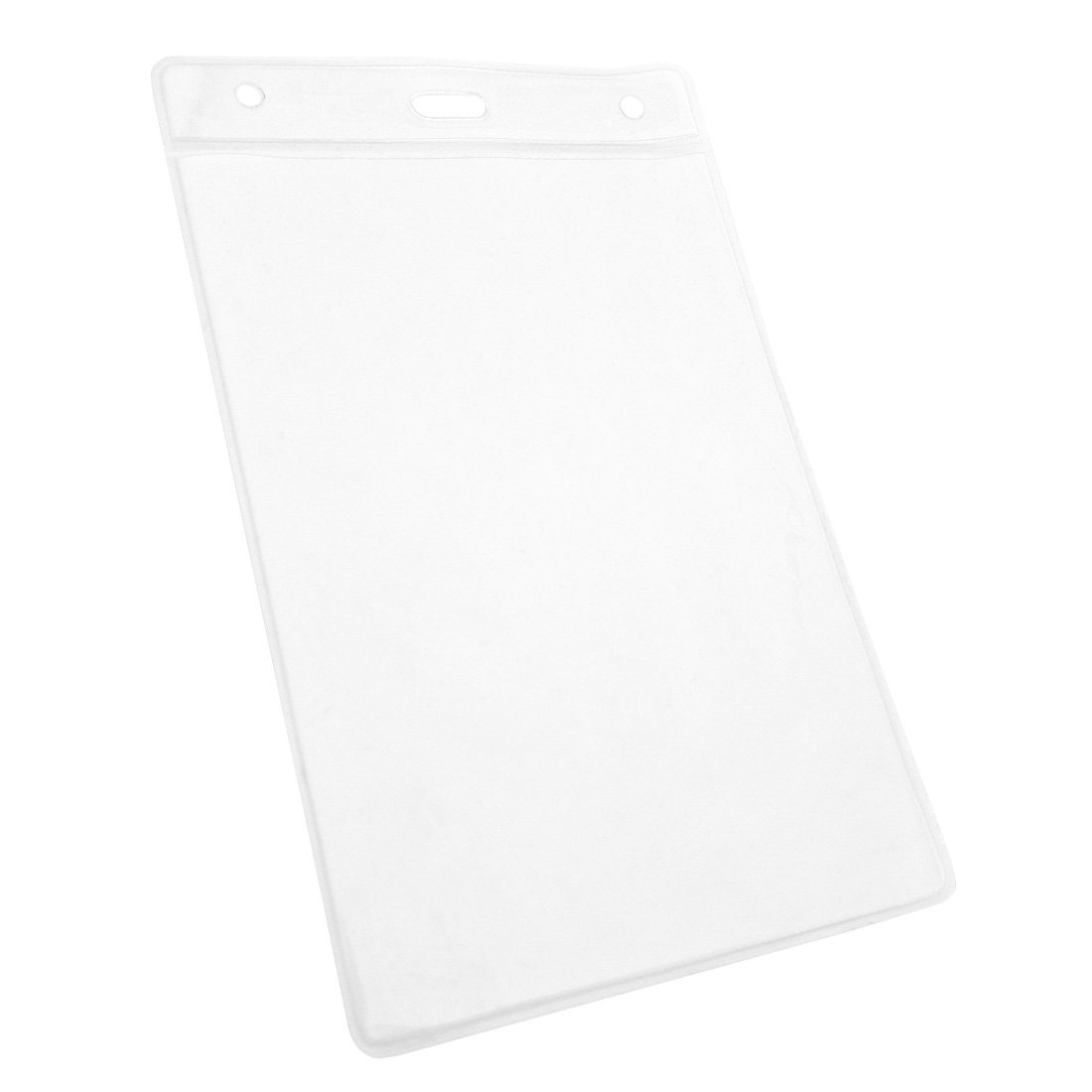 CombiCraft Blanco transparante badge houder kunststof 112x180mm met sleuf - per 1 stuk