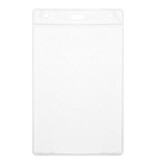 CombiCraft Blanco transparante badge houder kunststof 112x180mm met sleuf - per 1 stuk