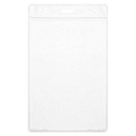 CombiCraft Blanco transparante badge houder kunststof 112x180mm met sleuf - per 1 stuk