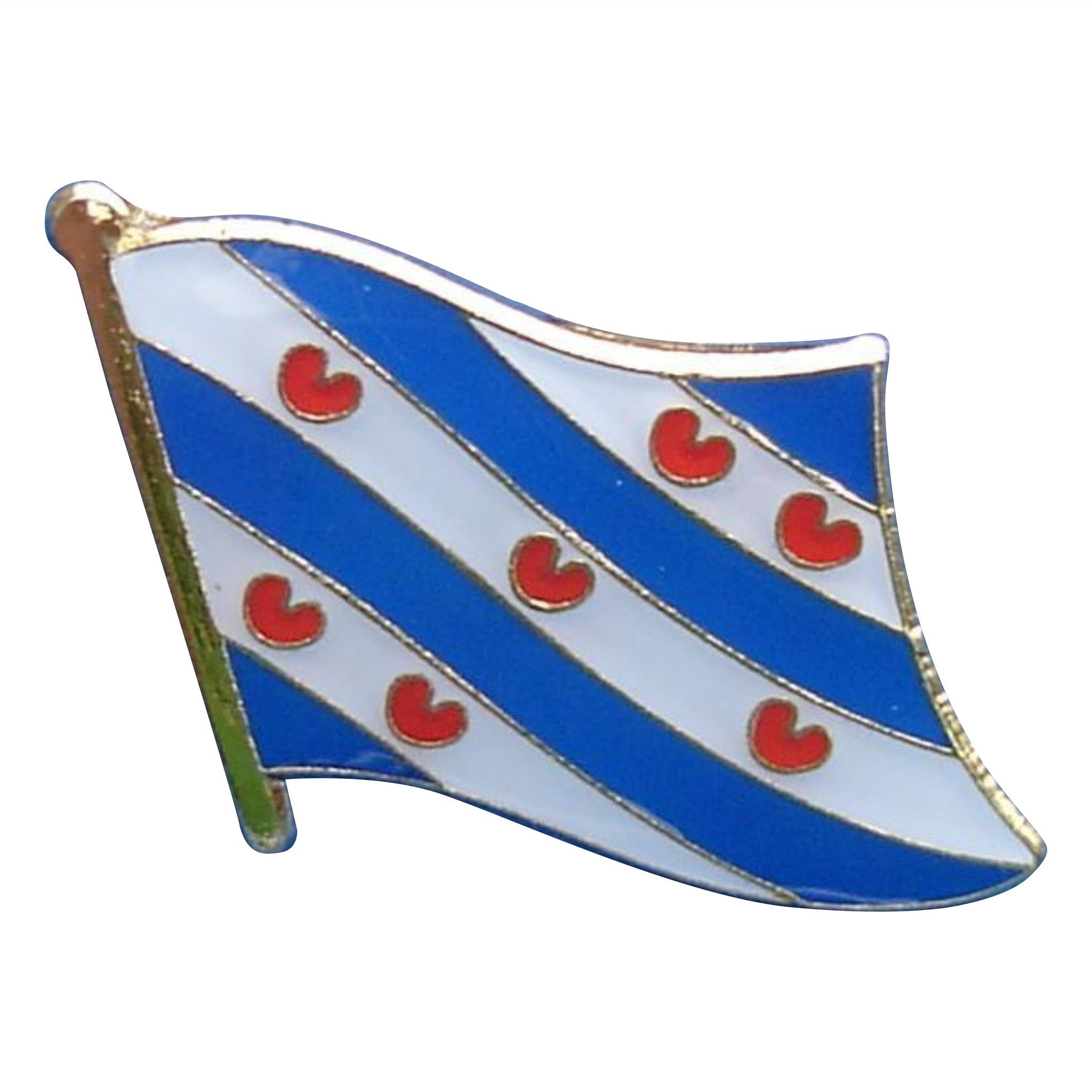 CombiCraft Vlag pin Friesland 18 x 14 mm - per 1 stuk