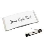 CombiCraft Blanco naambadge Easy3 kunststof 78x32mm met brochespeld - per 1 stuk