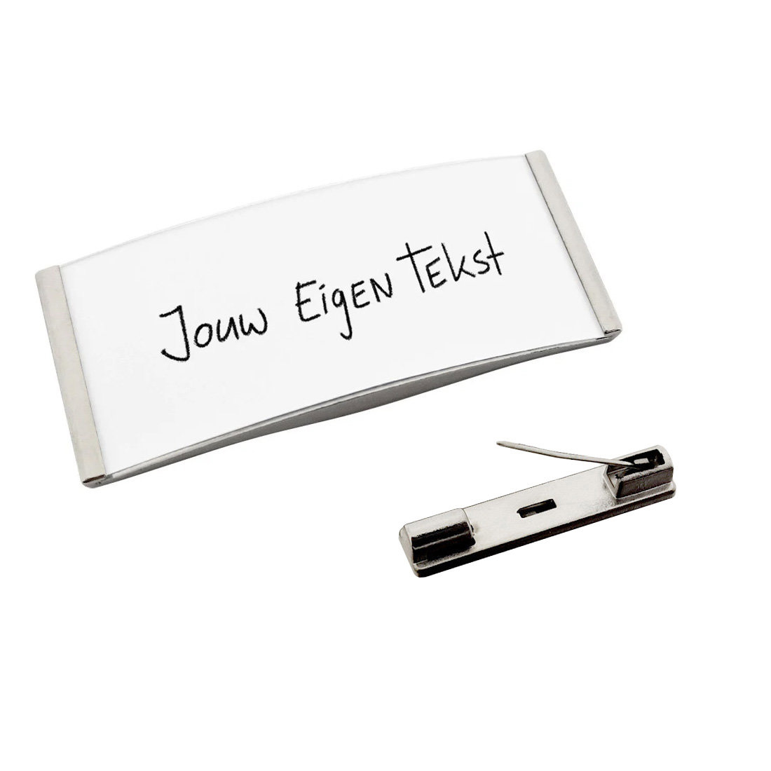 CombiCraft Blanco naambadge Easy3 kunststof met brochespeld - per 1 stuk