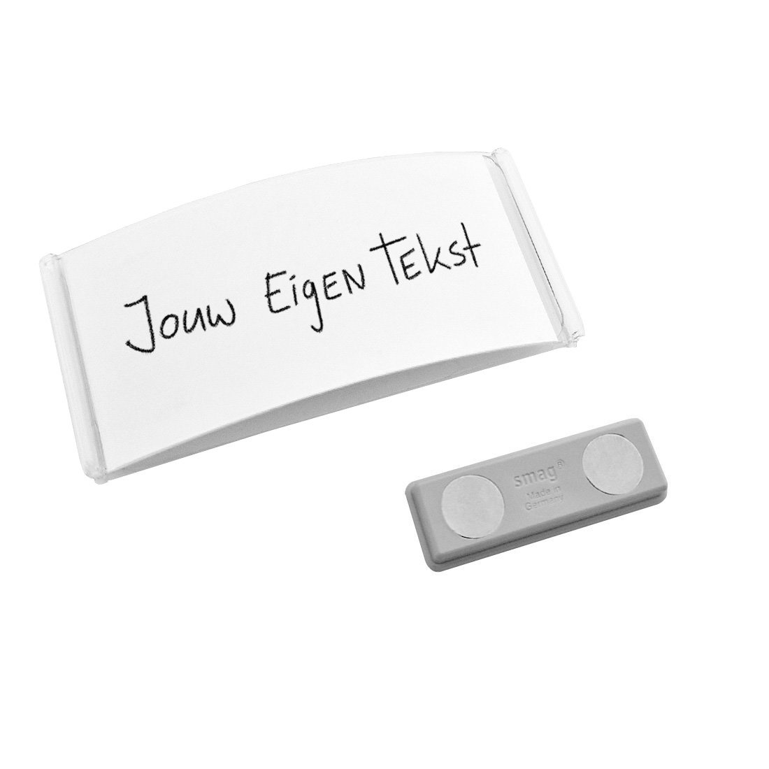 CombiCraft Blanco naambadge Event kunststof met dubbelmagneet - per 1 stuk