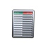 CombiCraft Aluminium aanwezigheidsbord met In - out voor 10 personen