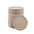 CombiCraft Blanco munten houtvezel Ø23mm - 100 stuks