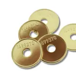 CombiCraft Messing naslag Miele munten 1699370 met gat - per 100 stuks