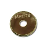 CombiCraft Messing naslag Miele munten 1699370 met gat - per 100 stuks