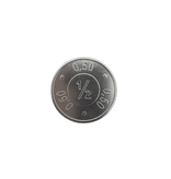 CombiCraft Testmunt: Staal vernikkelde munt in € 0,50 formaat - per stuk