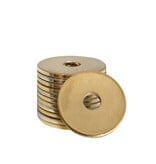 CombiCraft Messing of vermessingd stalen automaatmunt in formaat van € 1 - 100 stuks