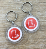 Plexiglas sleutelhanger met jouw foto cirkel groot Ø47mm - per 1 stuk