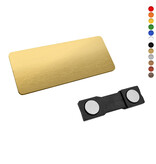 CombiCraft Blanco naambadge kunststof 72x30mm rechthoek - per 1 stuk