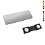 CombiCraft Blanco naambadge plastic 70x20mm rechthoek - per 1 stuk