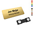 CombiCraft Kunststof naambadge met tekst gravering 72x30mm - per 1 stuk