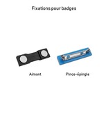 CombiCraft Houten naambadge met jouw tekst 70x20mm rechthoek - per 1 stuk